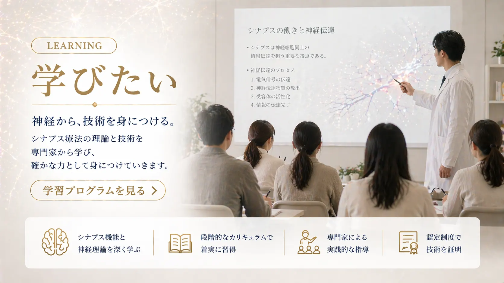 シナプス療法を学びたい方へ